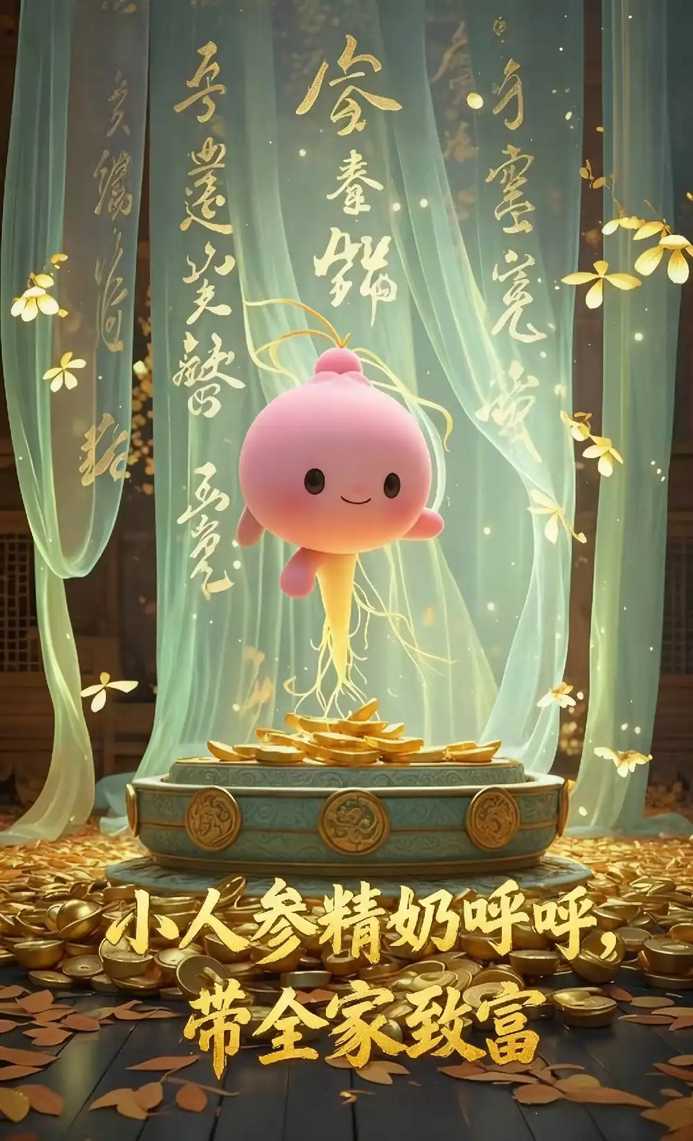 《小人参精奶呼呼带全家暴富（58集）》短剧全集免费在线看