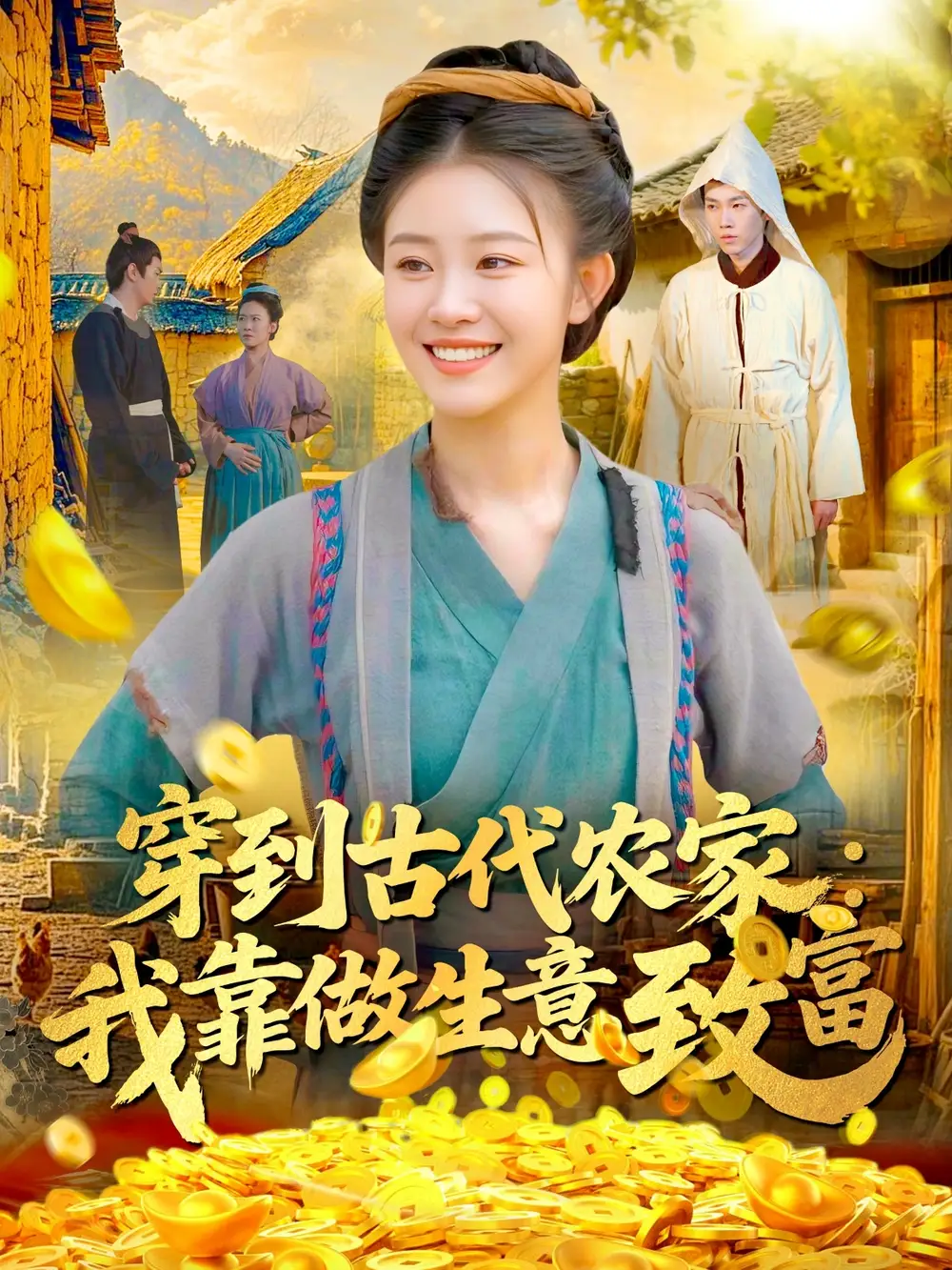 《穿到古代农家我靠做生意致富(96集)马溪言&刘盈》短剧全集免费在线看