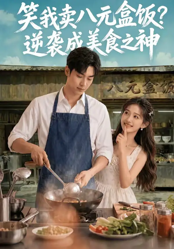 《笑我卖八元盒饭逆袭成美食之神（56集）Ai短剧》短剧全集免费在线看