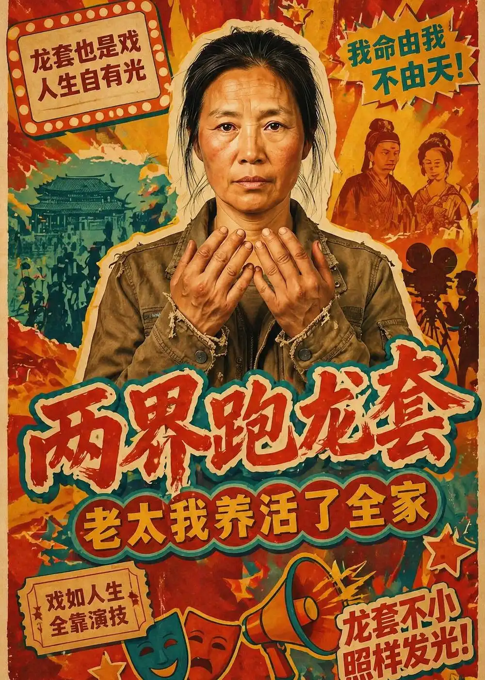 《两界跑龙套老太我养活了全家（80集）Ai短剧》短剧全集免费在线看