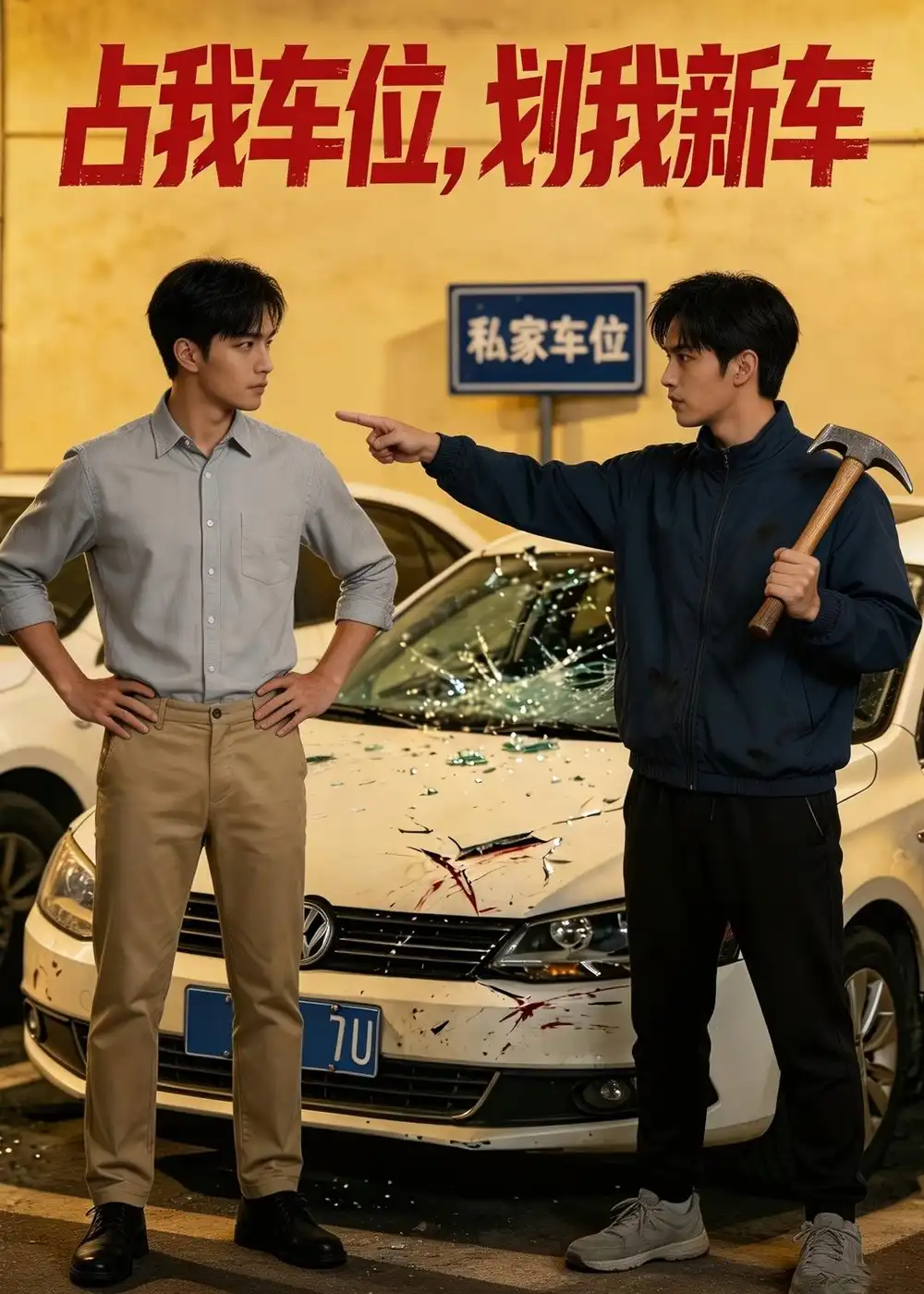 《占我车位，划我新车&占我车位划我新车（49集）AI短剧（2026）》短剧全集免费在线看